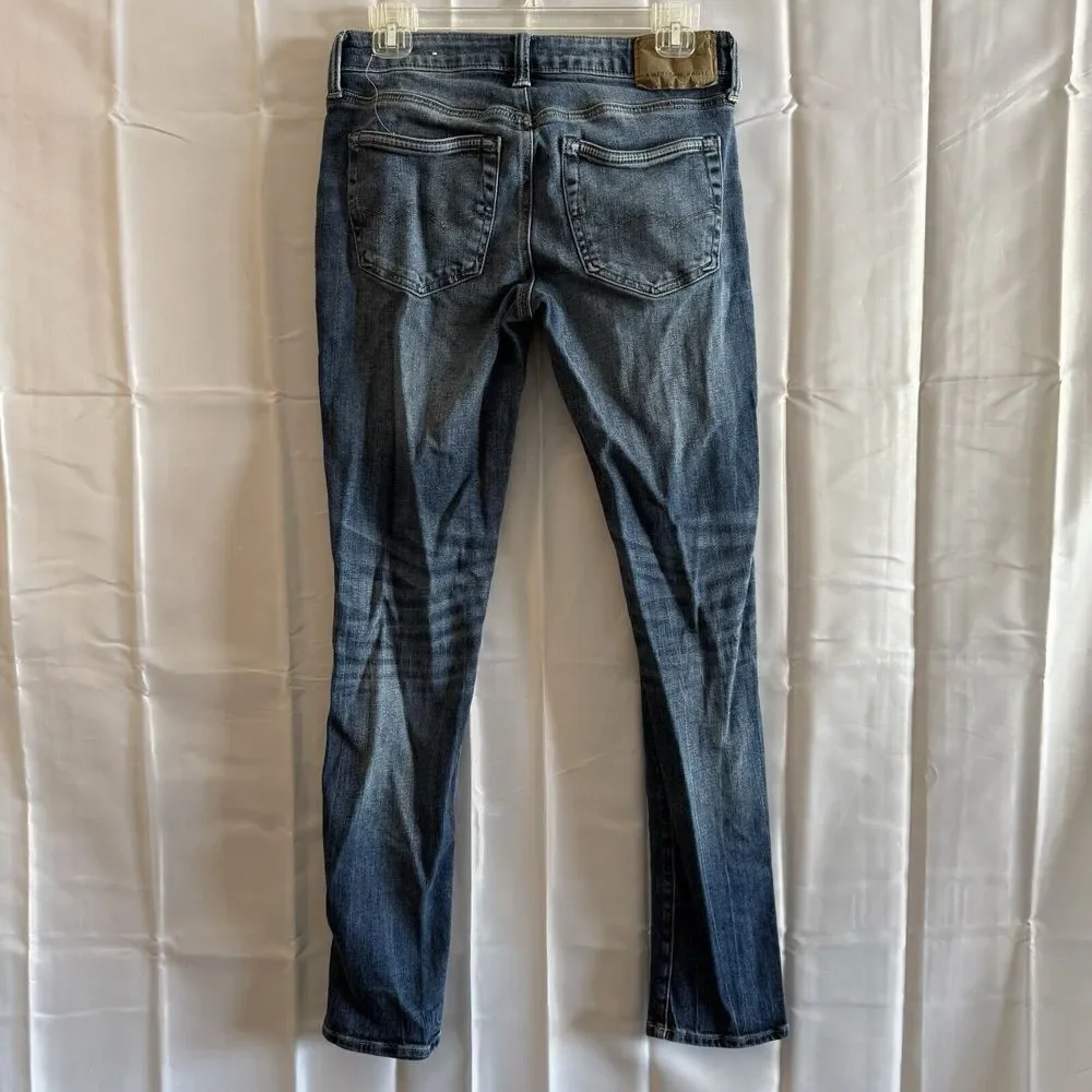 American Eagle NE(X)T‎ LEVEL AIRFLEX Men's 28x32 Fit 28x30 Skinny Blue Jeans